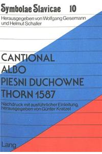 Cantional Albo Piesni Duchowne Thorn 1587