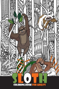 Sloth Coloring Book for Adults