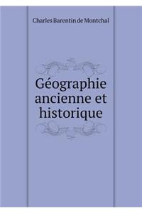 Géographie Ancienne Et Historique