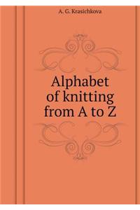 Knitting Alphabet from A to Z