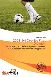 2003-04 Cypriot First Division