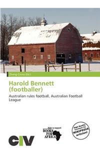 Harold Bennett (Footballer)