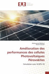 Amélioration des performances des cellules Photovoltaïques Pérovskites