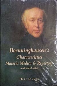 Boenninghausen's Characteristics Materia Medica & Repertory with work Index