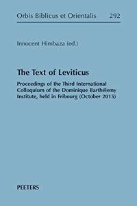 Text of Leviticus