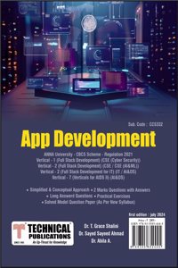 App Development for BE Anna University R21CBCS (Vertical II - CSE / IT - CCS375 & Vertical II - AI&DS & V-CSE(Cyber Security-Vertical I - CCS332)