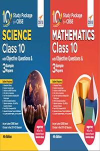 Combo 10 in One Study Package for CBSE Science & Mathematics Class 10 with Objective Questions & 6 Sample Papers 4th Edition