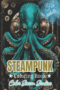 Steampunk Coloring Book for Adults