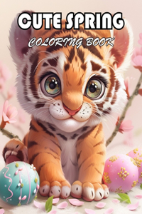 Cute Spring Coloring Book