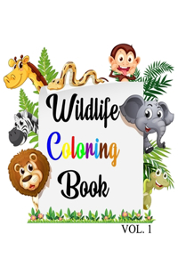 Wildlife Coloring Book