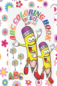 ABC coloring book for girls ages 2-5