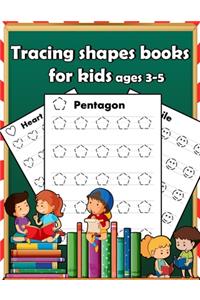 Tracing shapes books for kids ages 3-5