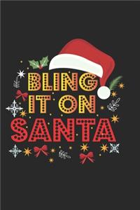 Kerstmis Bling Santa