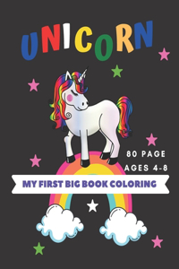 My first big book coloring Unicorn