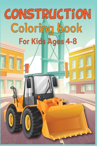 Construction Coloring Book for Kids Ages 4-8
