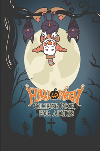 Halloween coloring book for adults