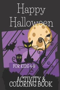 Happy Halloween Activity & Coloring Book