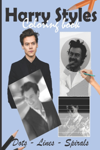 Harry Styles Dots Lines Spirals Coloring Book