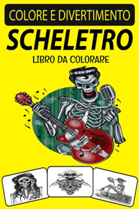 Scheletro Libro Da Colorare