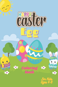 Easter Egg Coloring Book For Kids Ages 4-8
