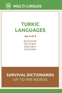 Turkic Languages Survival Dictionaries (Set 3 of 4)