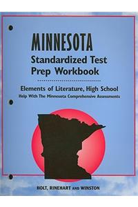 Minnesota Elements of Literature Standardized Test Prep Workbook, High School: Help with the Minnesota Comprehensive Assessments