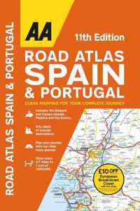 AA Road Atlas Spain & Portugal