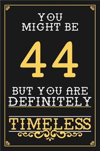 44th Birthday Journal