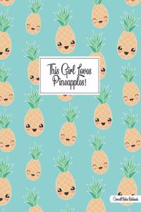Pineapple Cornell Notes Notebook