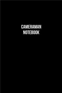 Cameraman Notebook - Cameraman Diary - Cameraman Journal - Gift for Cameraman