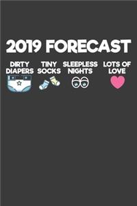 2019 Forecast Dirty Diapers, Tiny Socks, Sleepless Nights, Lots of Love