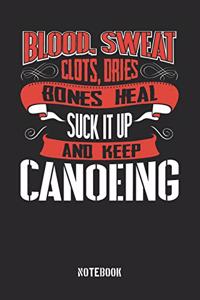 Blood clots sweat dries bones heal. Suck it up and keep Canoeing