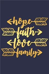 Hope Faith Love Family