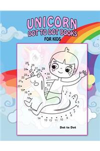 Unicorn Dot to Dot Books For Kids