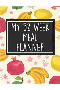 My 52 Week Meal Planner