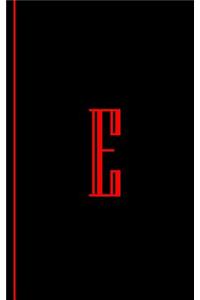 Monogram Letter E Journal