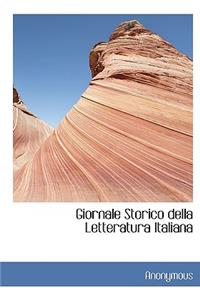 Giornale Storico Della Letteratura Italiana