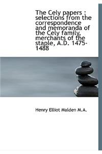 The Cely Papers