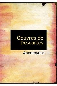 Oeuvres de Descartes