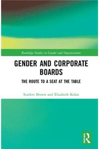 Gender and Corporate Boards