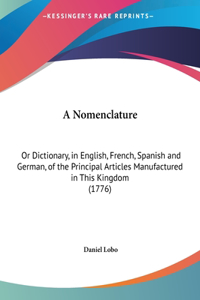 A Nomenclature