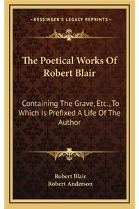 The Poetical Works of Robert Blair