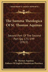 The Summa Theologica Of St. Thomas Aquinas