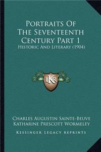 Portraits Of The Seventeenth Century Part 1