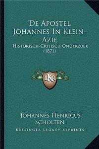De Apostel Johannes In Klein-Azie