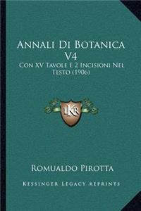 Annali Di Botanica V4