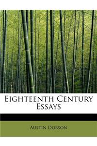 Eighteenth Century Essays