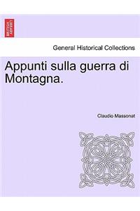 Appunti Sulla Guerra Di Montagna.