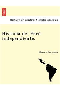Historia del Perú independiente.
