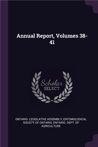 Annual Report, Volumes 38-41